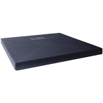 EcoPad Black Plastic Pad, 24 x 24 x 2"