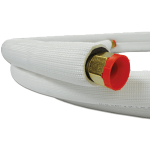 Ductless Lineset, 1/4" x 5/8" x 30', 1/2, White EZ-PULL